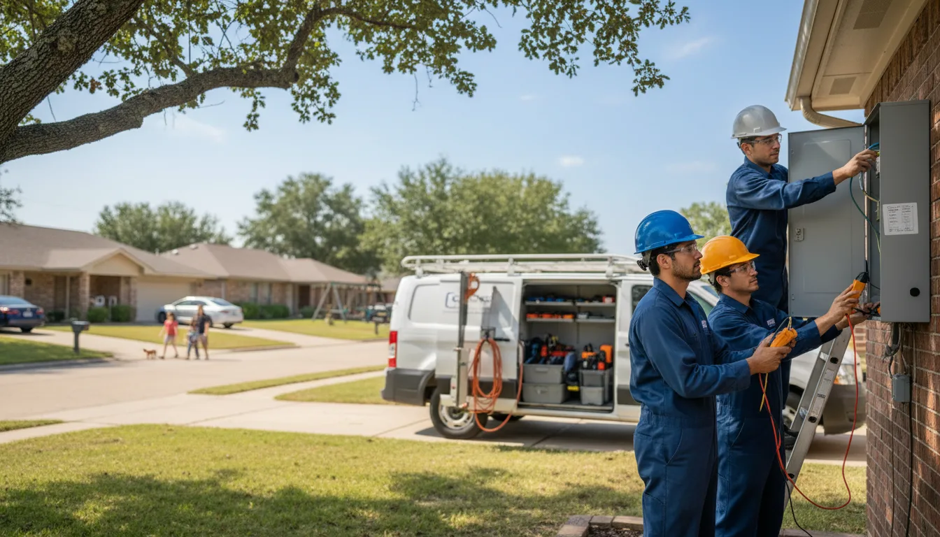 Certified electrician providing emergency electrical services in Chilo, OH